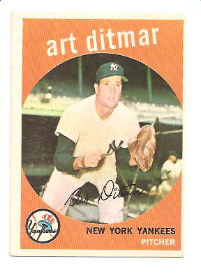 1959 Topps #374 Art Ditmar