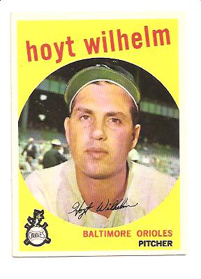 1959 Topps #349 Hoyt Wilhelm