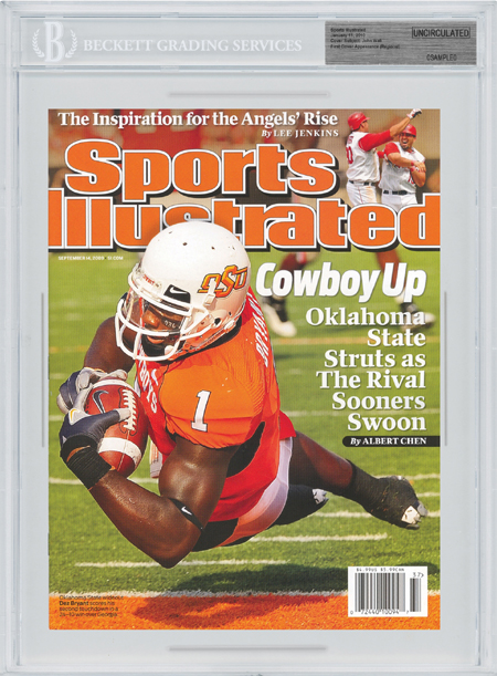 SPORTS ILLUSTRATED BGS Uncirculated DEZ BRYANT First Cover OSU
