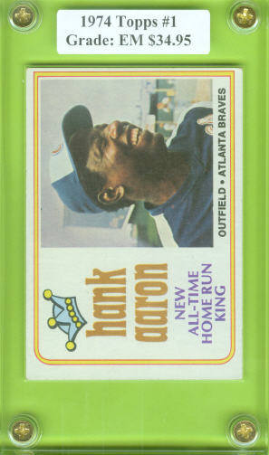 1974 Topps #1 Hank Aaron 715