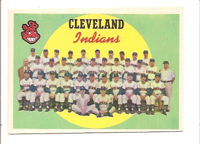 1959 Topps #476 Cleveland Indians CL