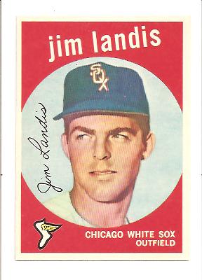 1959 Topps #493 Jim Landis