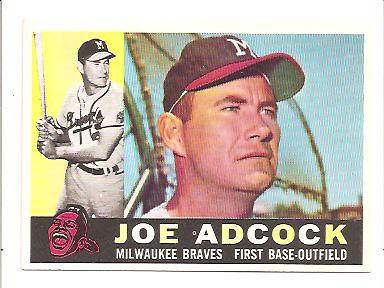 1960 Topps #3 Joe Adcock