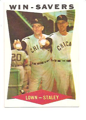 1960 Topps #57 Win Savers/Turk Lown/Gerry Staley