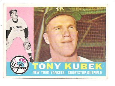 1960 Topps #83 Tony Kubek