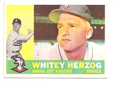 1960 Topps #92 Whitey Herzog
