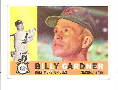 1960 Topps #106 Billy Gardner
