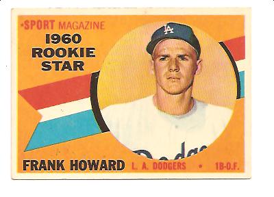 1960 Topps #132 Frank Howard RS RC
