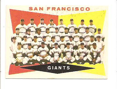 1960 Topps #151 San Francisco Giants CL