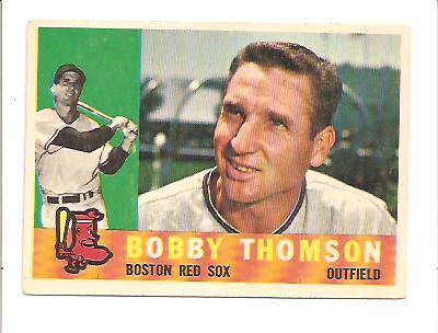 1960 Topps #153 Bobby Thomson
