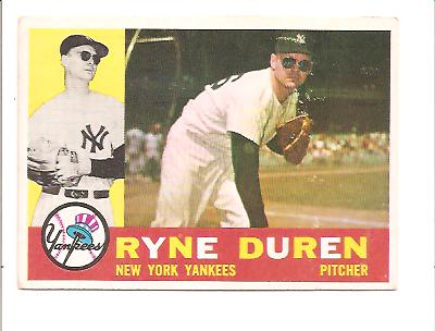 1960 Topps #204 Ryne Duren