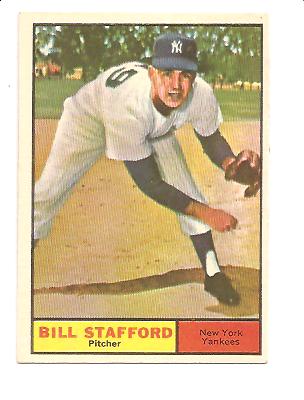 1961 Topps #213 Bill Stafford RC