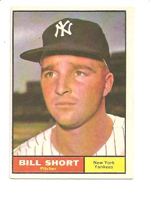 1961 Topps #252 Bill Short