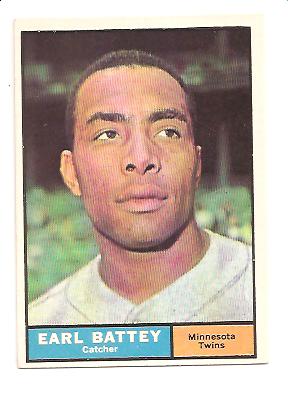 1961 Topps #315 Earl Battey