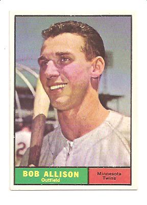 1961 Topps #355 Bob Allison
