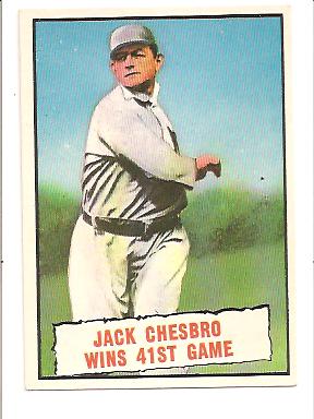 1961 Topps #407 Jack Chesbro Wins 41