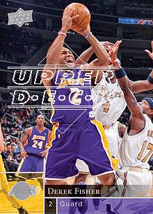 2009-10 Upper Deck #82 Derek Fisher