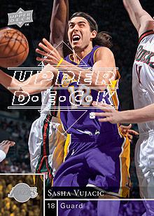 2009-10 Upper Deck #85 Sasha Vujacic