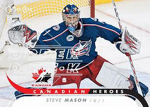2009-10 O-Pee-Chee Canadian Heroes Foil #CBH28 Steve Mason