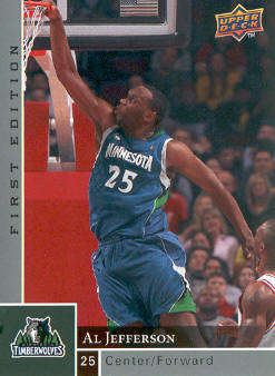 2009-10 Upper Deck First Edition #97 Al Jefferson