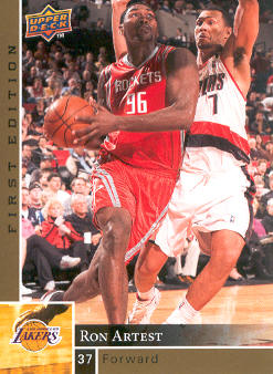 2009-10 Upper Deck First Edition Gold #55 Ron Artest