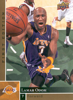 2009-10 Upper Deck First Edition Gold #71 Lamar Odom