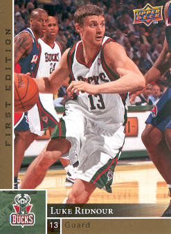 2009-10 Upper Deck First Edition Gold #89 Luke Ridnour