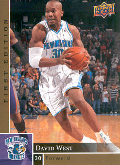 2009-10 Upper Deck First Edition Gold #108 David West