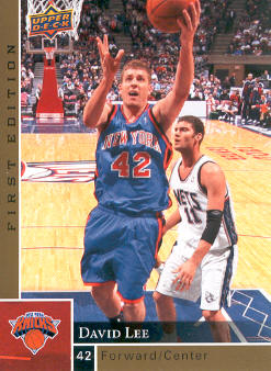 2009-10 Upper Deck First Edition Gold #114 David Lee