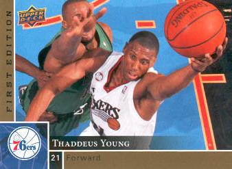 2009-10 Upper Deck First Edition Gold #133 Thaddeus Young