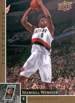2009-10 Upper Deck First Edition Gold #148 Martell Webster