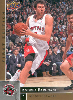 2009-10 Upper Deck First Edition Gold #161 Andrea Bargnani