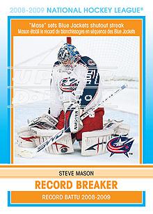 2009-10 O-Pee-Chee Record Breakers #RB3 Steve Mason