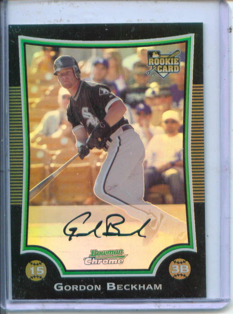 2009 Bowman Chrome Refractors #185 Gordon Beckham