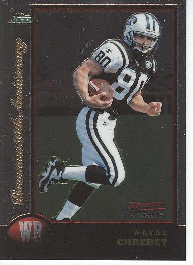1998 Bowman Chrome Golden Anniversary #42 Wayne Chrebet