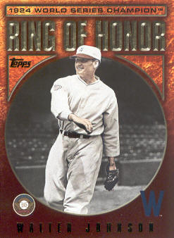 2009 Topps Ring Of Honor #RH84 Walter Johnson