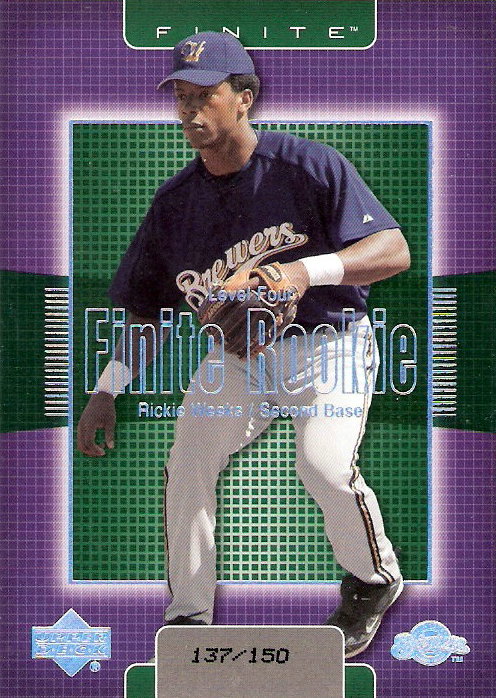 2003 Upper Deck Finite #362 Rickie Weeks T4 RC