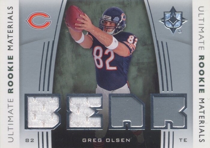 2007 Ultimate Collection Rookie Materials Silver #URMGO Greg Olsen