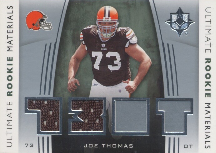 2007 Ultimate Collection Rookie Materials Silver #URMJT Joe Thomas