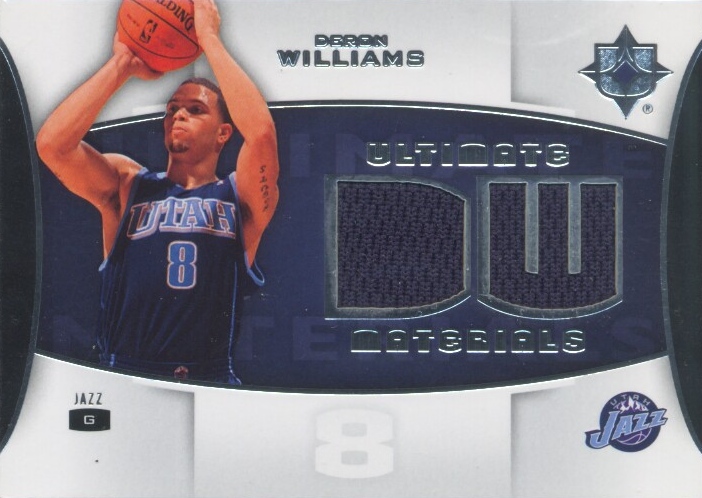 2007-08 Ultimate Collection Materials #DW Deron Williams
