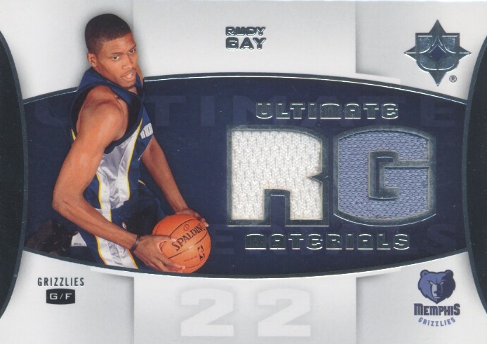 2007-08 Ultimate Collection Materials #RG Rudy Gay