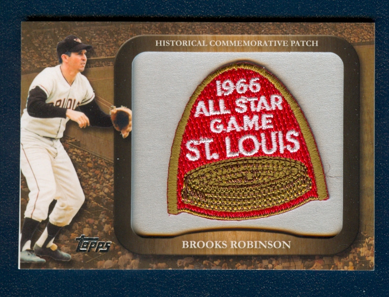 2009 Topps Legends Commemorative Patch #LPR75 Brooks Robinson/1966 MLB All-Star Game