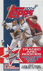 2004 Topps Traded and Rookies MLB Baseball Sports Trading Cards Hobby box