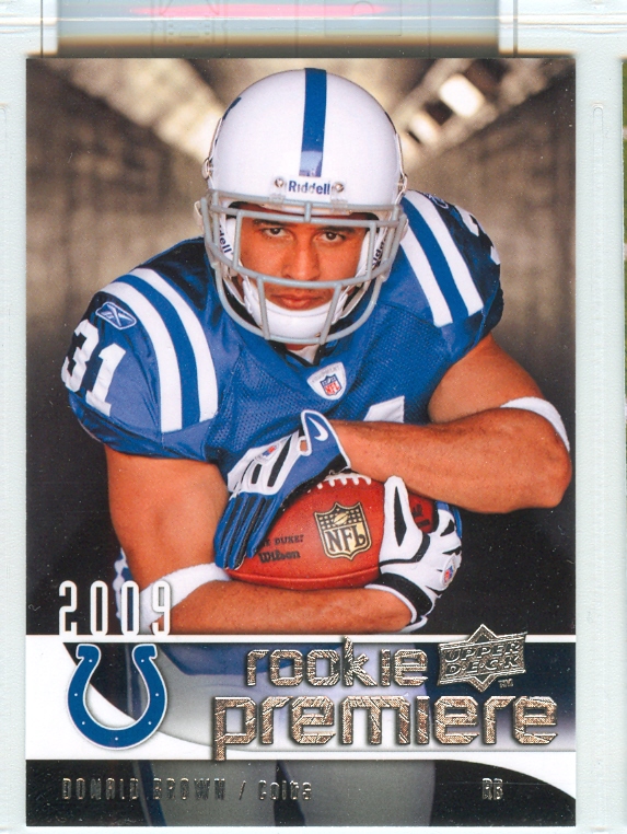 2009 Upper Deck Rookie Premiere #8 Donald Brown