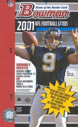 2001 Bowman NFL Football Sports Trading Cards Hobby Box 