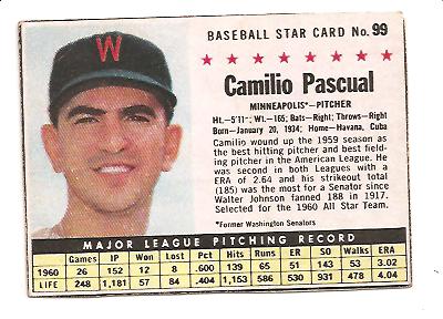 1961 Post #99B C.Pascual BOX Minneapolis