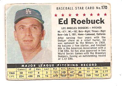 1961 Post #170 Ed Roebuck BOX only