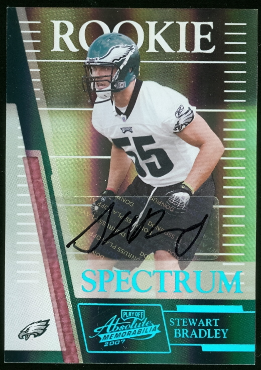 2007 Absolute Memorabilia Spectrum Platinum Autographs #198 Stewart Bradley