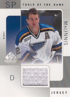 2000-01 SP Game Used Tools of the Game #AM Al MacInnis