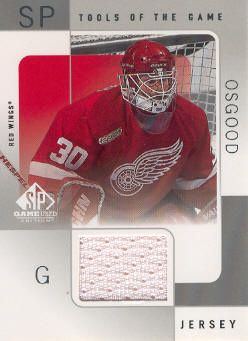2000-01 SP Game Used Tools of the Game #CO Chris Osgood